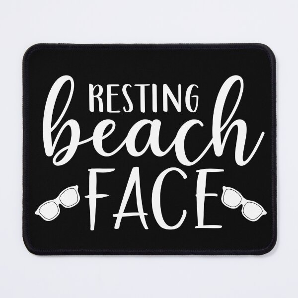 Item preview, Resting Beach Face. Funny Beach Design for Relaxing. designed and sold by That Cheeky Tee.