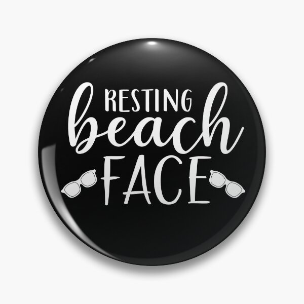 Item preview, Resting Beach Face. Funny Beach Design for Relaxing. designed and sold by That Cheeky Tee.