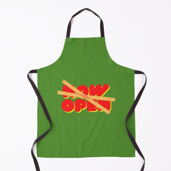 Item preview, The yellow cross tape on red text " NOW OPEN" designed and sold by Trianglegreen.
