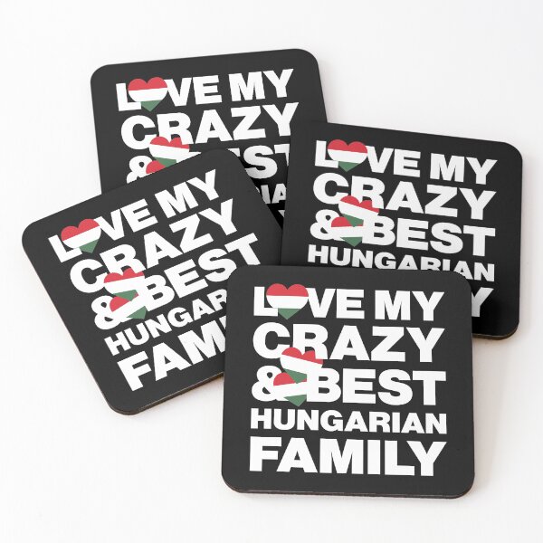 Item preview, Hungarian Love My Crazy and The Best Hungarian Family from Hungary designed and sold by HelloFromAja.