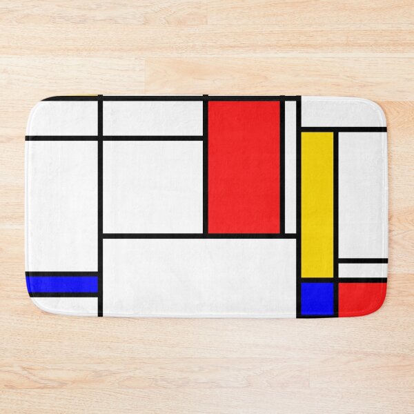 Item preview, Bauhaus geometric #5 - Piet Mondrian style, Tableau I designed and sold by GreekTavern1979.