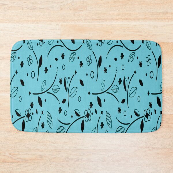 Item preview, Flowers and leaves pattern (black sketch) designed and sold by darshants.