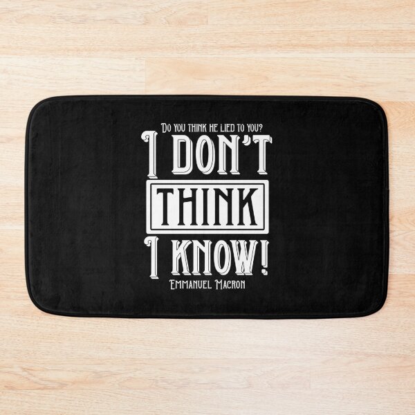Item preview, I don't think, I know! designed and sold by enriquepma.