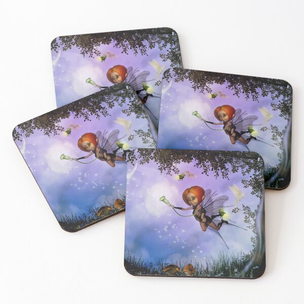 Item preview, Cute little fairy playing with a dandelion designed and sold by nicky2342.