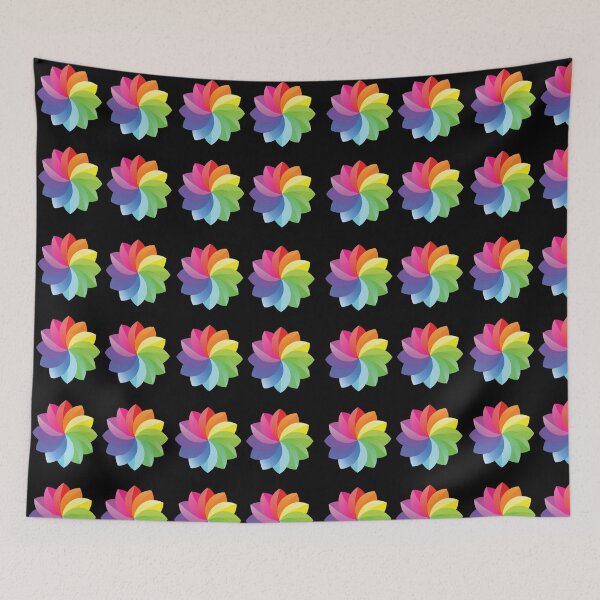 Item preview, Seanless flower pattern (colorful petals) designed and sold by darshants.
