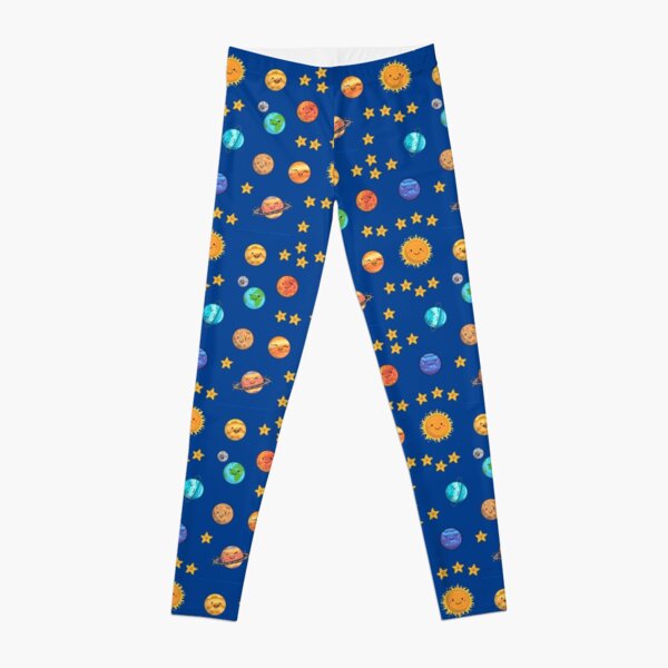 Milkway galaxy space planets sun stars earth moon Jupiter Saturn Mars  Neptune Uranus Venus Mercury Leggings for Sale by Doodlebug-Art