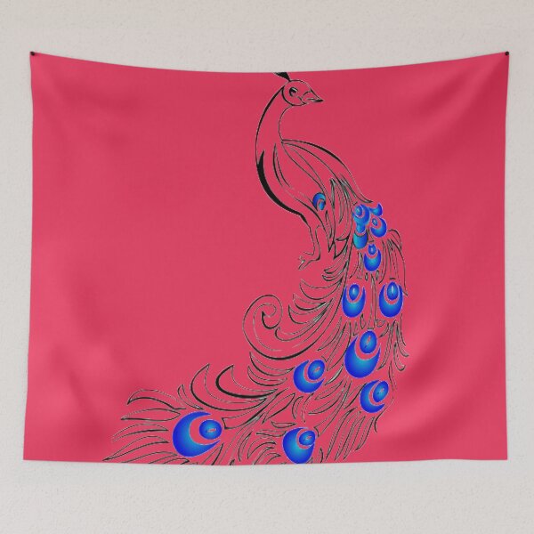 Item preview, Peacock Design art with multicolour  designed and sold by taherismail.