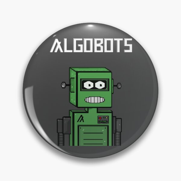 Item preview, Algobots, w. Algobot2 white logo designed and sold by AlgobotFanClub.