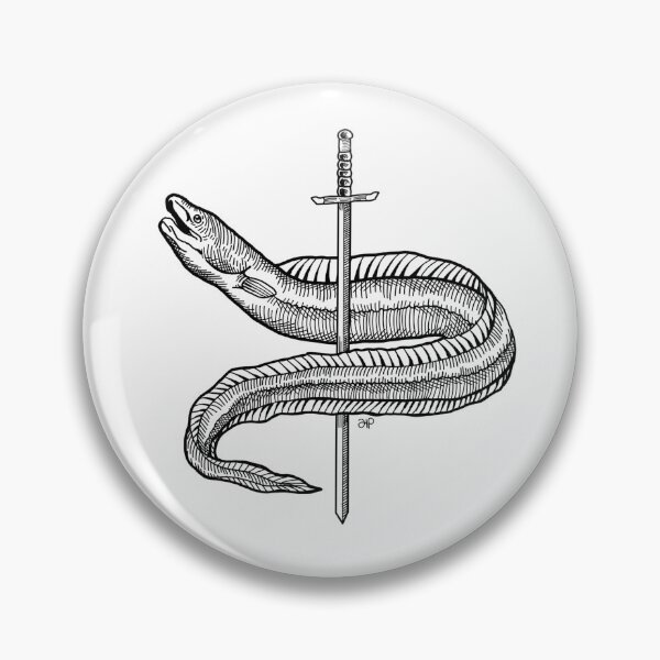Item preview, Conger eel & sword designed and sold by moonmollusk.