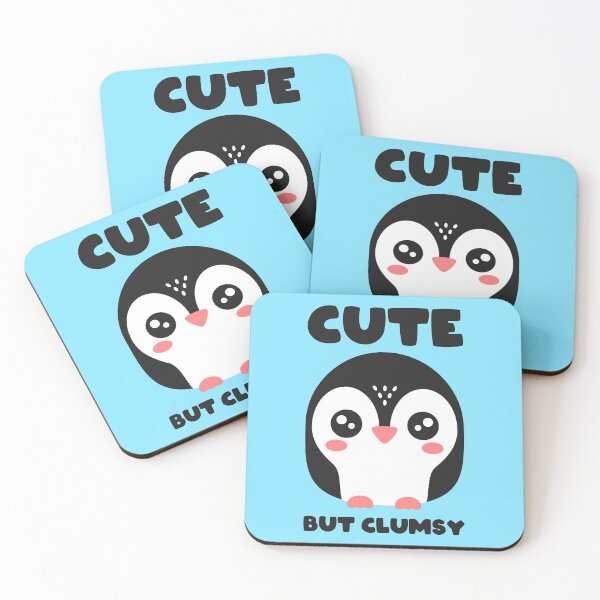Item preview, Cute But Clumsy. Penguin designed and sold by TashaVector.