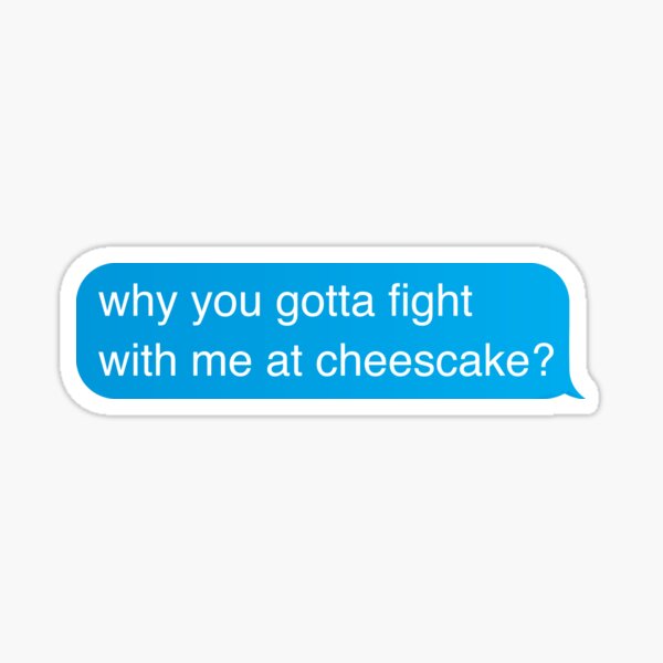 Cheesecake Sticker