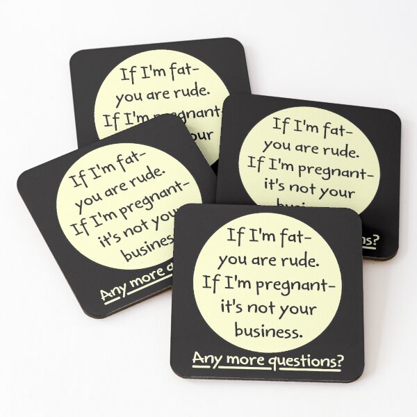Item preview, fat or pregnant question  designed and sold by sandpiperstudio.