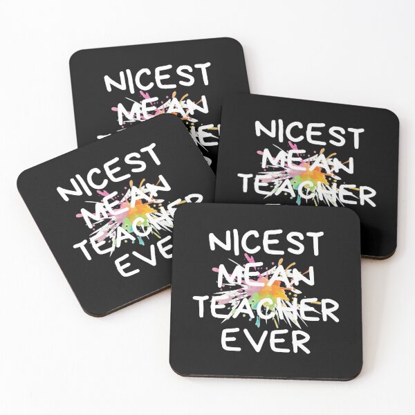 Item preview, Nicest Mean Teacher Ever Teaching Professor Humor designed and sold by EllConApparel.