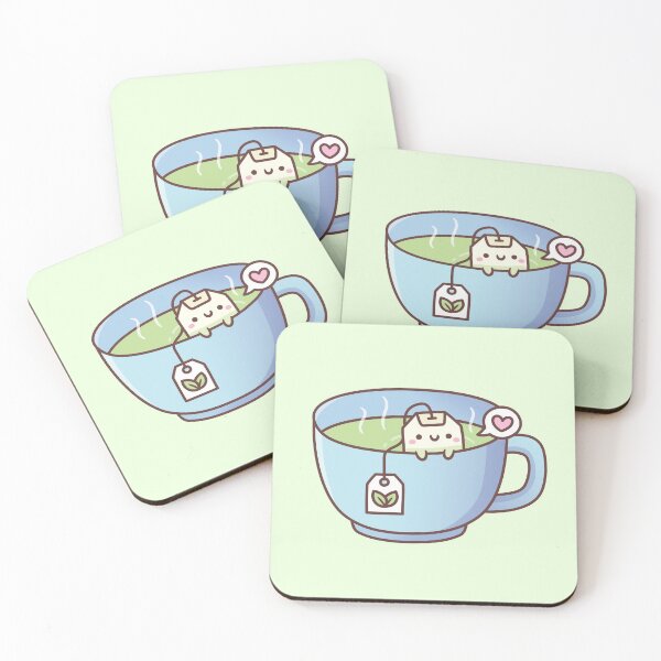 Item preview, Cute Tea Bag In A Teacup Doodle designed and sold by rustydoodle.