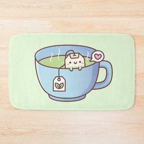 Item preview, Cute Tea Bag In A Teacup Doodle designed and sold by rustydoodle.