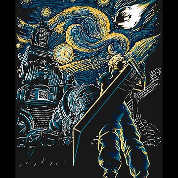 Ff7 Starry Night Final Fantasy Vii Remake Cloud Strife Unisex | Tapestry