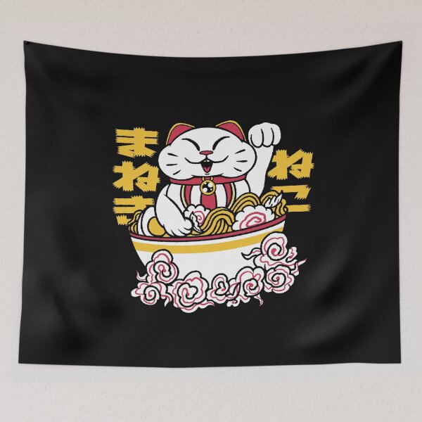 Item preview, Ramen waving cat designed and sold by DerSenat.
