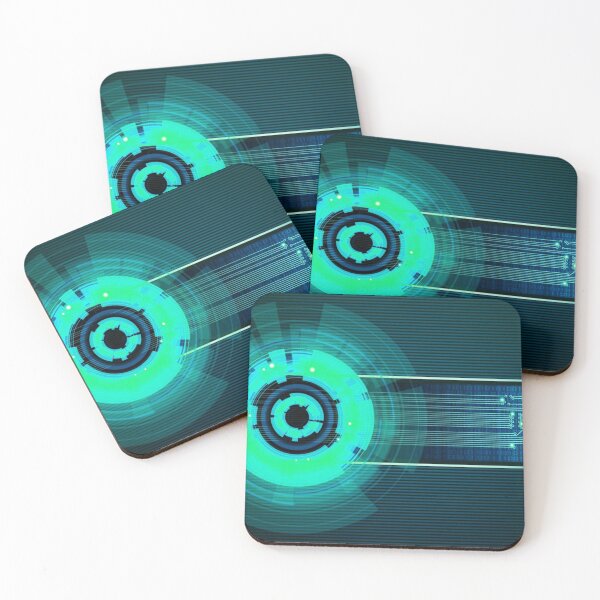 Item preview, Turquoise Digital Matrix Explosion Design designed and sold by NexusArts.