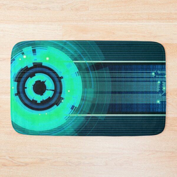 Item preview, Turquoise Digital Matrix Explosion Design designed and sold by NexusArts.