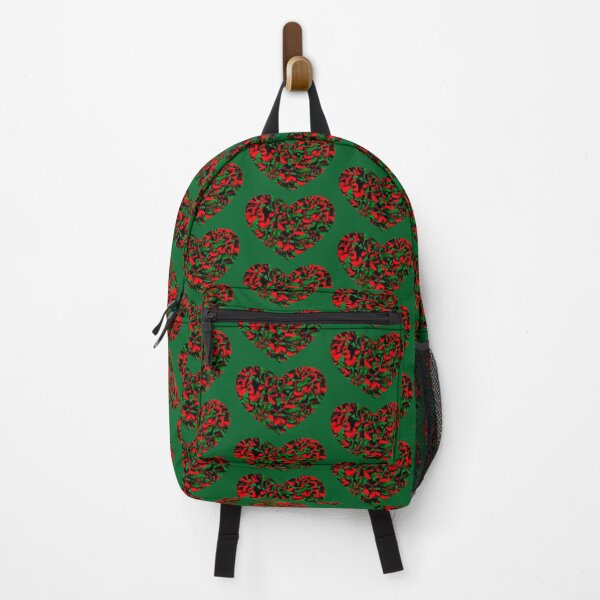 Item preview, Christmas Holiday Love in Red Green black by Iritof designed and sold by iritof.