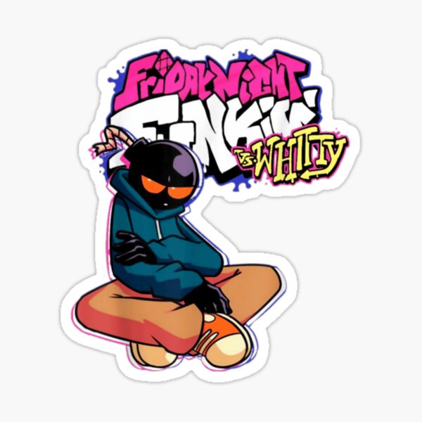 Friday Night Funkin' Boyfriend Sleeptalk Smile Sticker - Sticker Mania