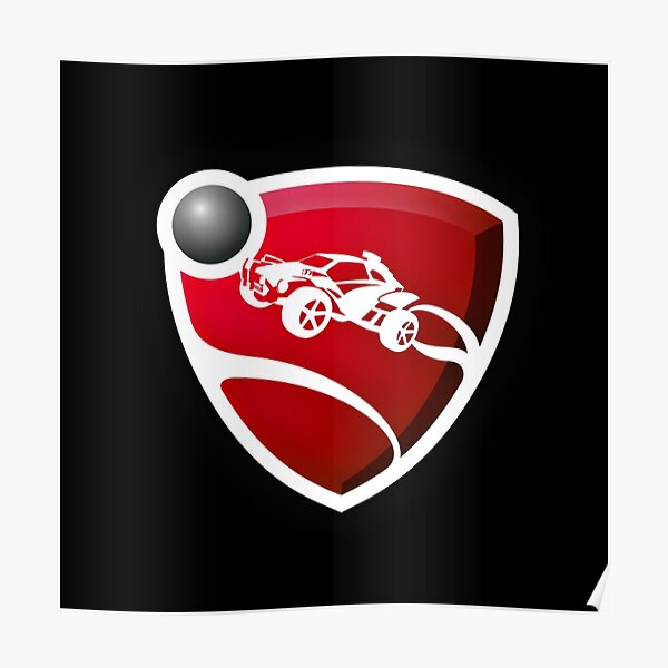 Red Rocket League-Logo Poster