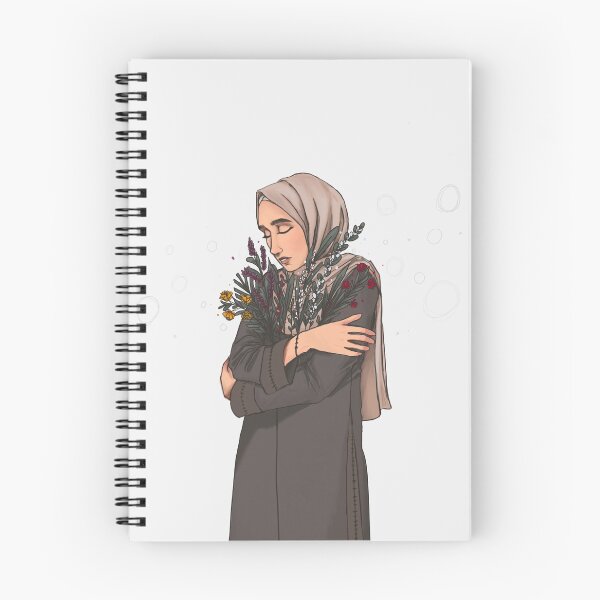 Artikelvorschau, Blume Hijab Lady entworfen und verkauft von FatimArt.