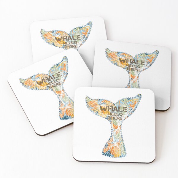 Aperçu de l'œuvre Queue de baleine, string art, Baleine bonjour là-bas créée et vendue par DebbieJoyArt.