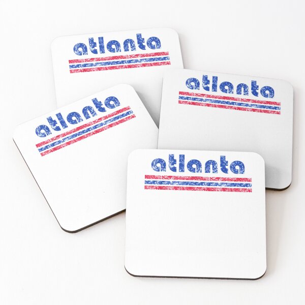 Item preview, Atlanta Retro T Shirt Three Stripe Weathered Vintage designed and sold by nchofoloss.
