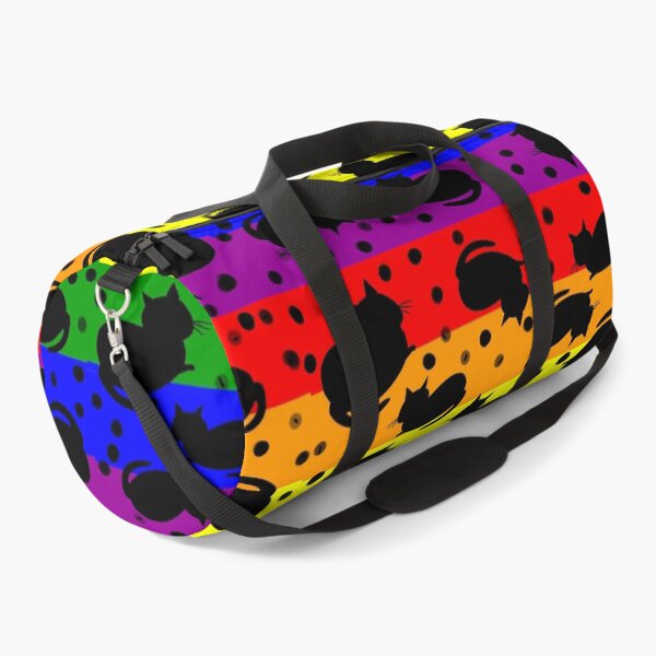Item preview, Black cats sleeping on pride flag designed and sold by OakendOriginals.