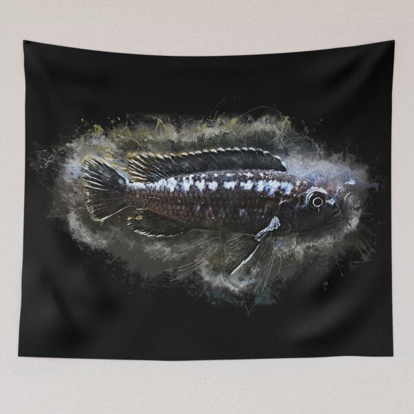 Item preview, Cobalt orange perch - Melanochromis johanni designed and sold by AquariumLutter.