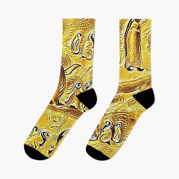 Item preview, emperor penguins, golden, penguins, black yellow, monochrome, minimalism designed and sold by Maria Mihailova.