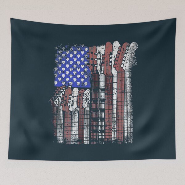 Artikelvorschau, GITARRE US FLAGGE entworfen und verkauft von Rudiana.