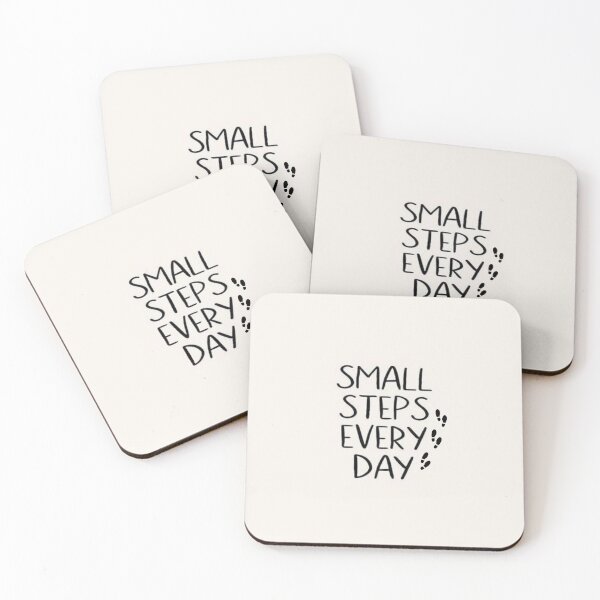 Item preview, Quote - Small steps every day designed and sold by Fatimah Sheikh.