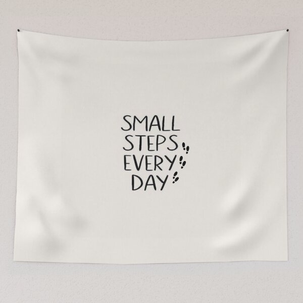 Item preview, Quote - Small steps every day designed and sold by Fatimah Sheikh.