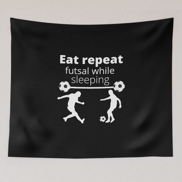 Item preview, Eat Sleep Futsal Repeat designed and sold by laamriya974.
