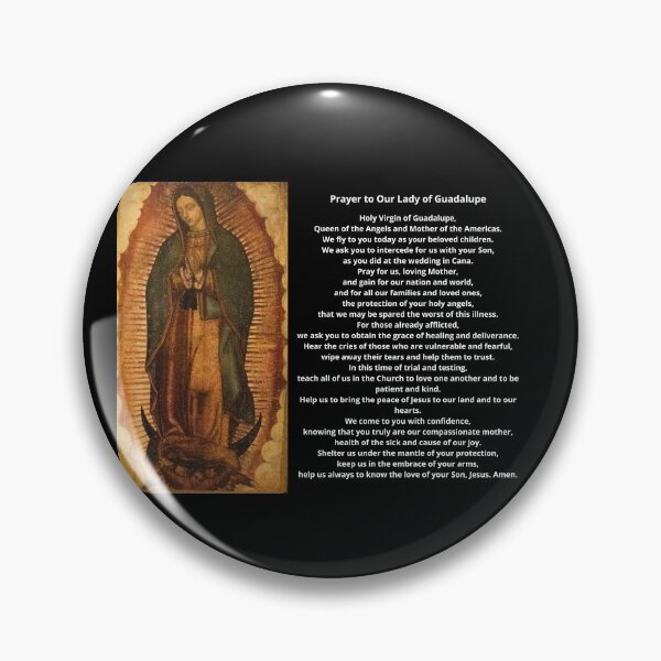 Item preview, Prayer to Our Lady of Guadalupe on White Letters designed and sold by MEBH.