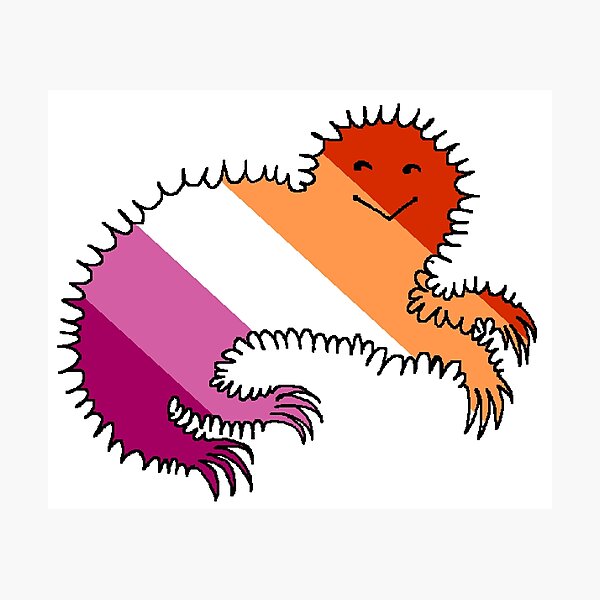Item preview, lesbian demon designed and sold by InkTheCrow.