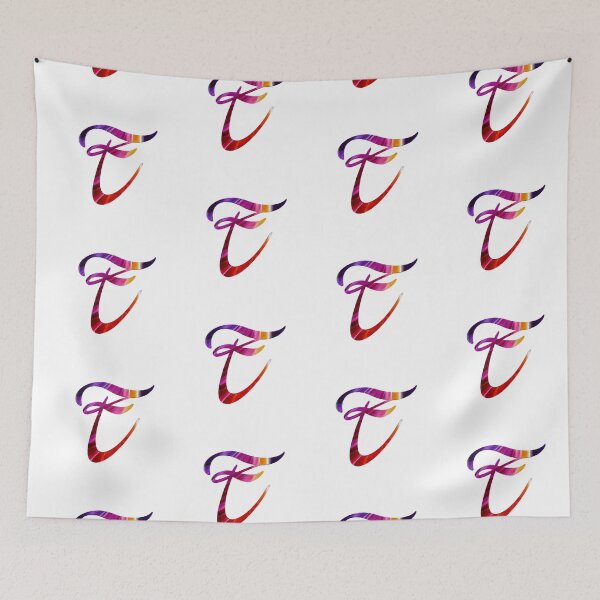 Item preview, E letter colourful Glossy  designed and sold by Tshirtstory.