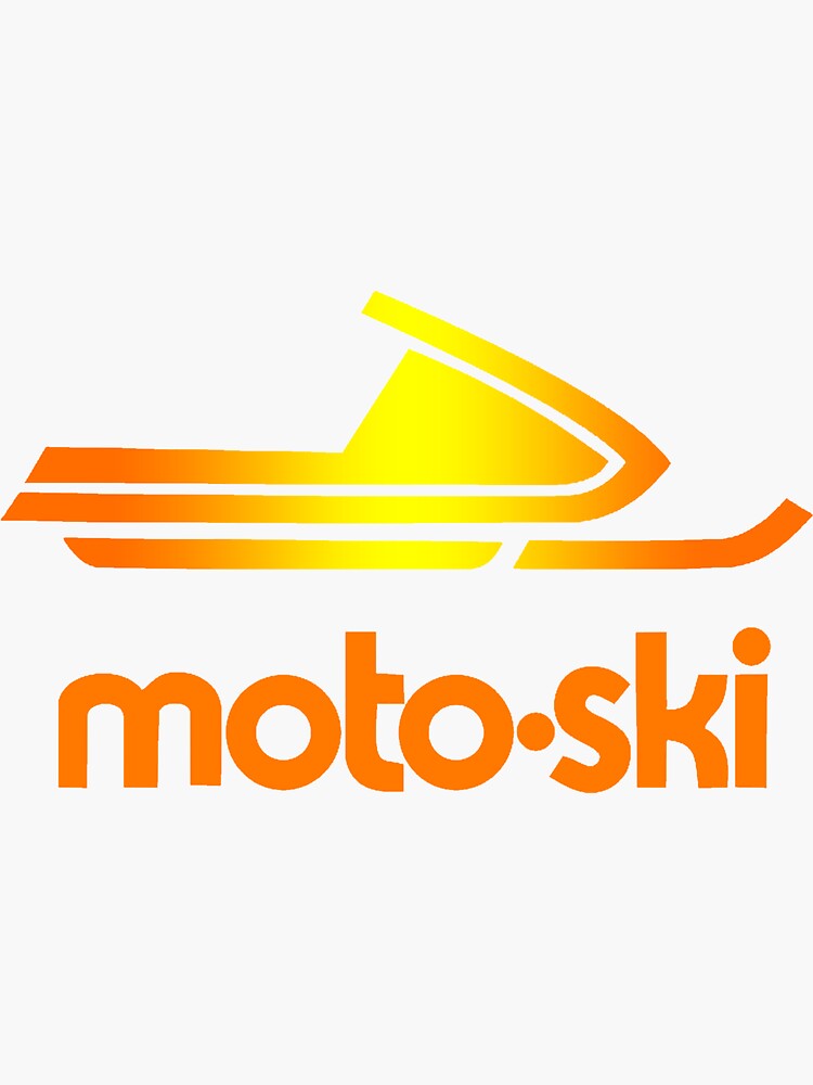 Moto-Ski Kiss-Cut Stickers Moto-Ski Kiss-Cut Stickers