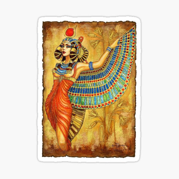Vista previa del artículo con la obra «La Diosa Isis», diseñado y vendido por BohemianWeasel.
