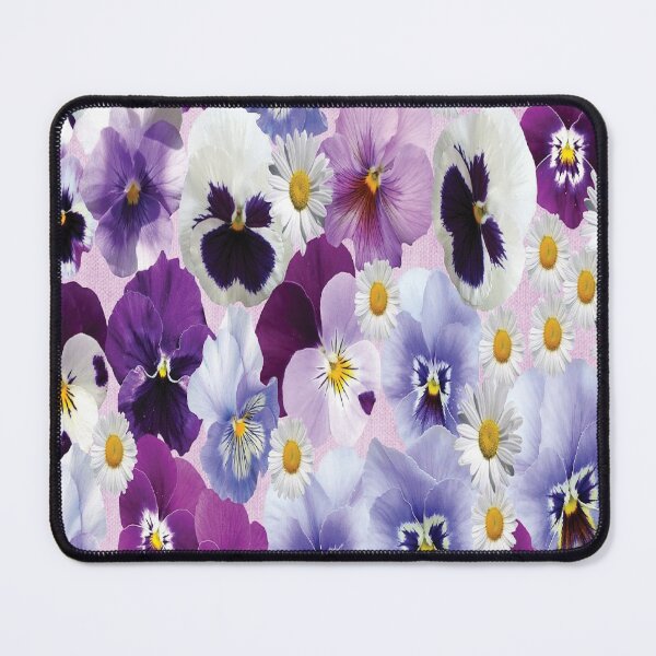 Item preview, Purple, white and violet flowers background designed and sold by darshants.