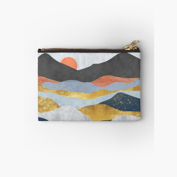 Item preview, Abstract landscape with Japanese wave. art background with Texture gold, marble mountains designed and sold by darkmoonlight-.