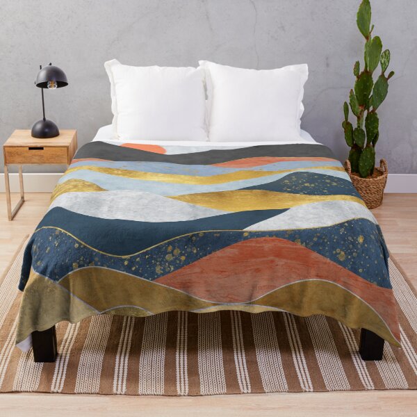 Item preview, Abstract landscape with Japanese wave. art background with Texture gold, marble mountains designed and sold by darkmoonlight-.
