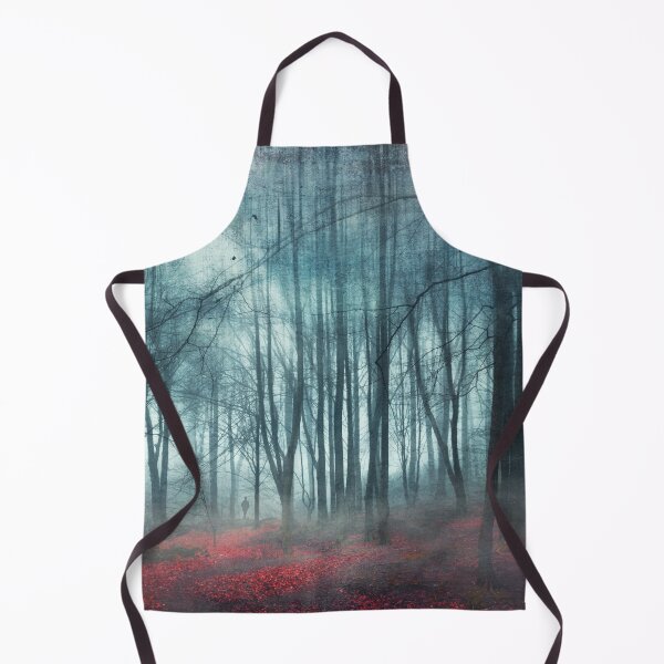 Item preview, escape route - misty forest scenery designed and sold by Dyrk Wyst Redbubble Shop.