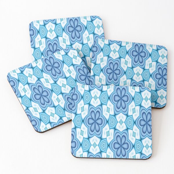 Item preview, Light blue flowers pattern designed and sold by darshants.