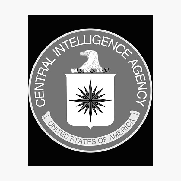 Central Intelligence Agency Logo Photographic Print By Militarypatch Redbubble 0832