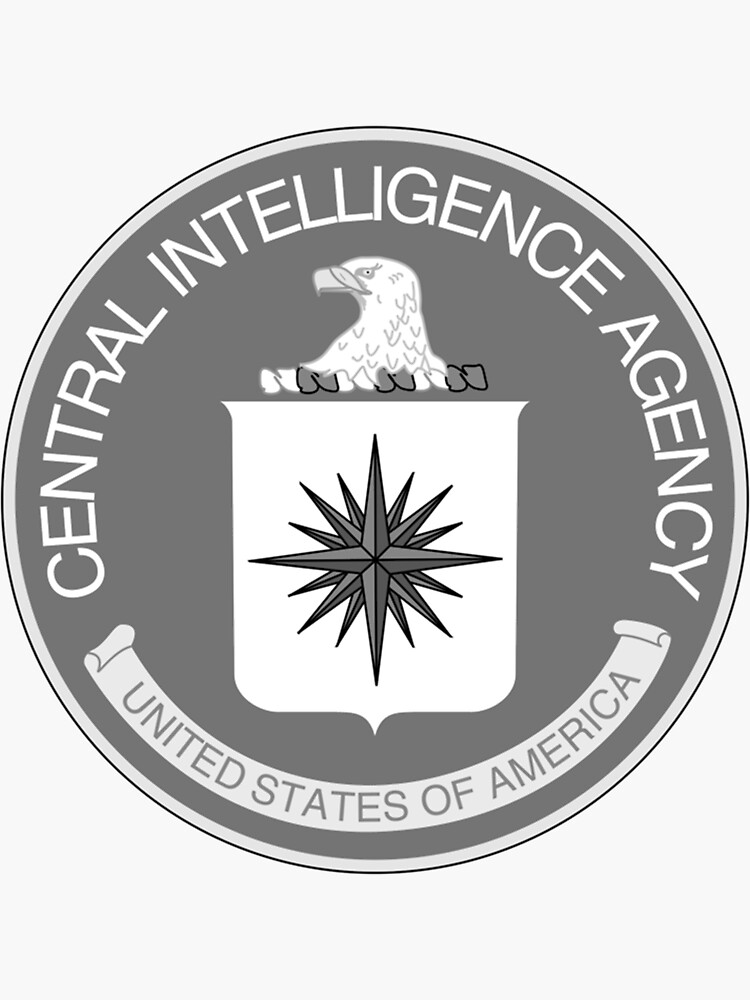 Central Intelligence Agency Logo Sticker For Sale By Militarypatch