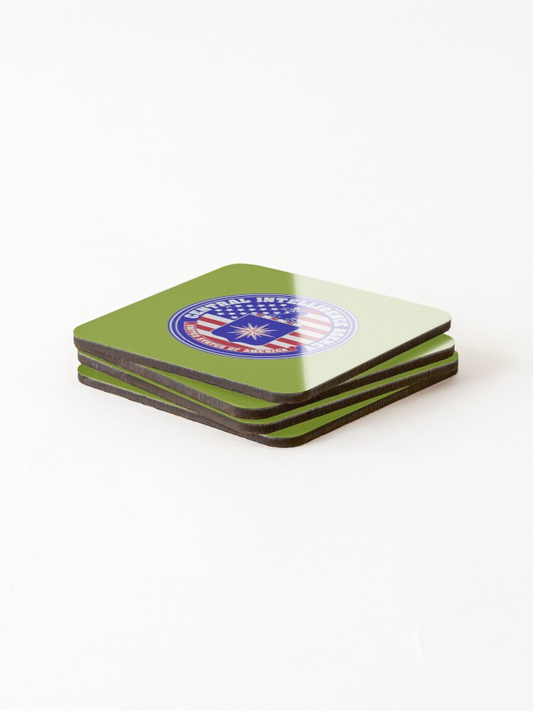 Thumbnail 4 of 5, Coasters (Set of 4), Central Intelligence designed and sold by MILITARYPATCH.