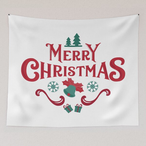 Item preview, Merry Christmas Tree, Star, Gift, Christmas Bell, snow flakes december winter designed and sold by SLGreenArrow.